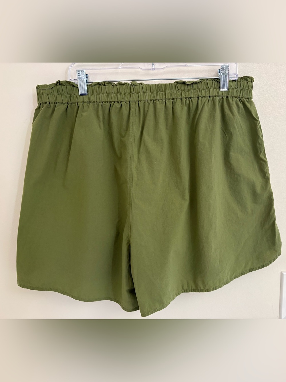 Madewell Olive Green High-Waist Women’s Shorts - Picture 4 of 8